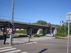 Broen ved Buddinge Station Foto: Peter Brodersen